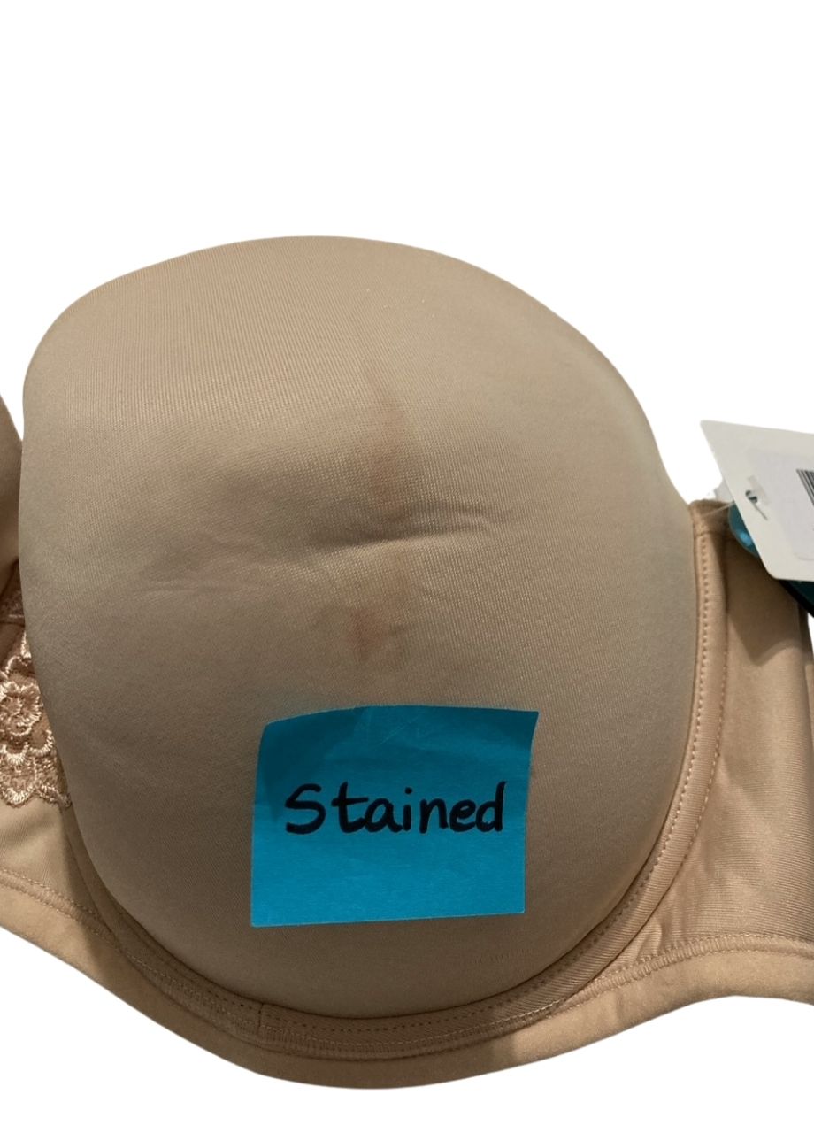 NWD VANITY FAIR Beauty Back Smoothing Strapless Bra ROSE BEIGE 42C