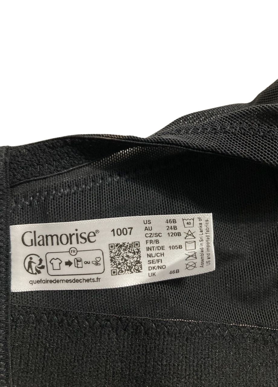 GLAMORISE MagicLift Seamless Bra Wirefree BLACK 46B