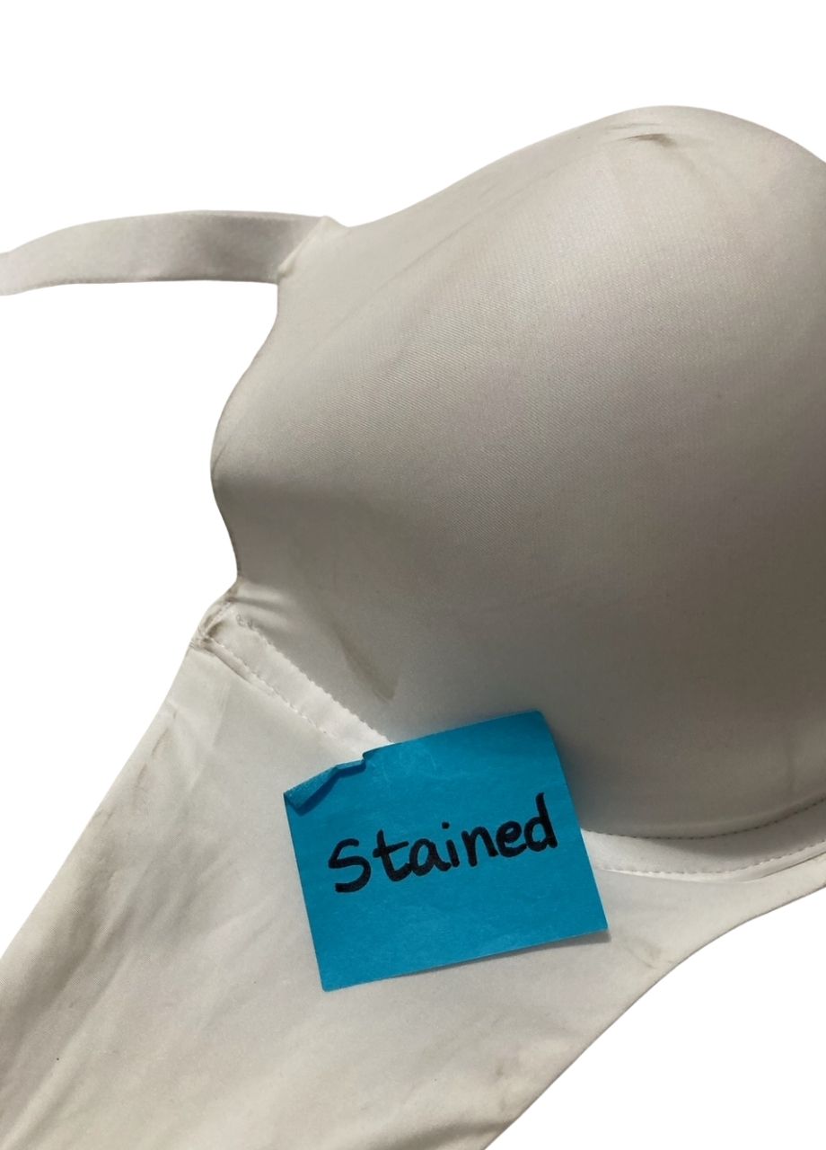 NWD MAIDENFORM Demi Underwire Bra, One Fab Fit Lightly Padded Bras WHITE 40C