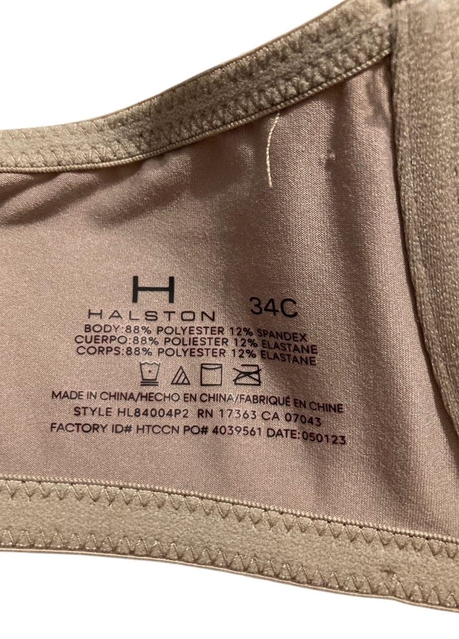 HALSTON T Shirt Bra NUDE 34C