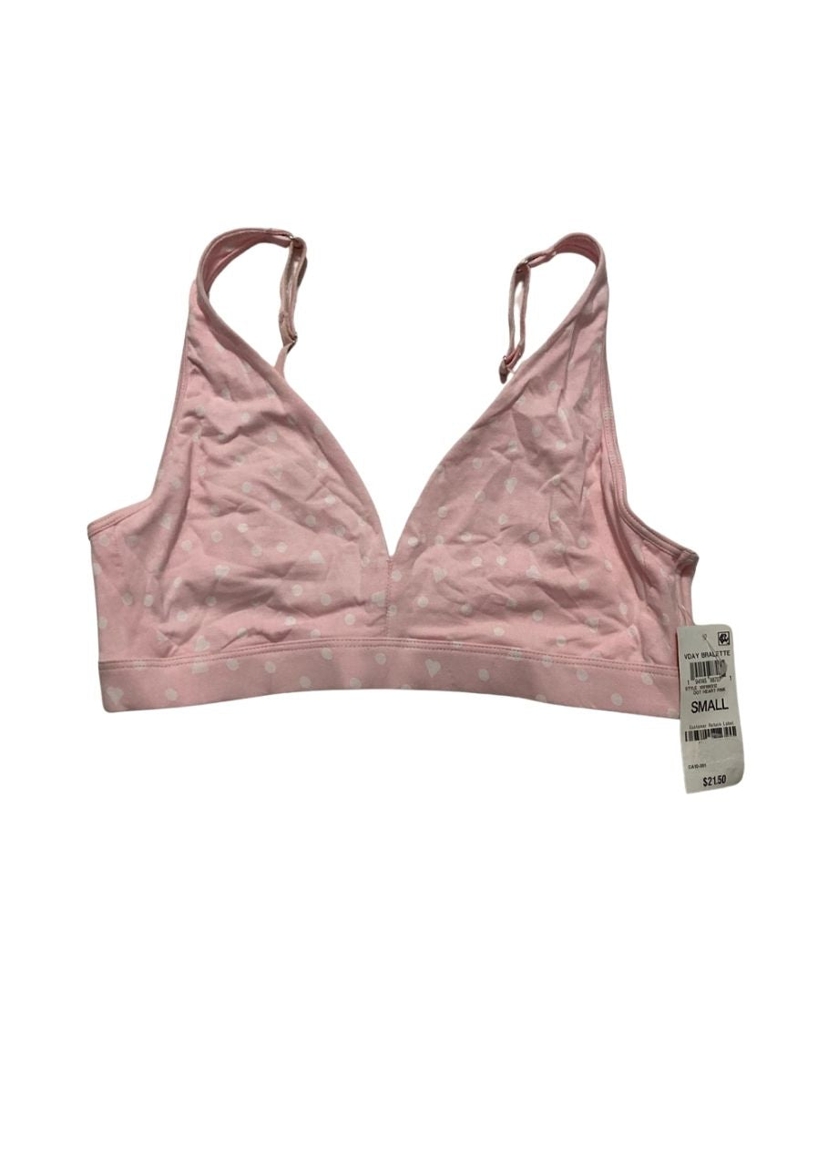 STATE OF DAY Cotton Blend Bralette PINK S