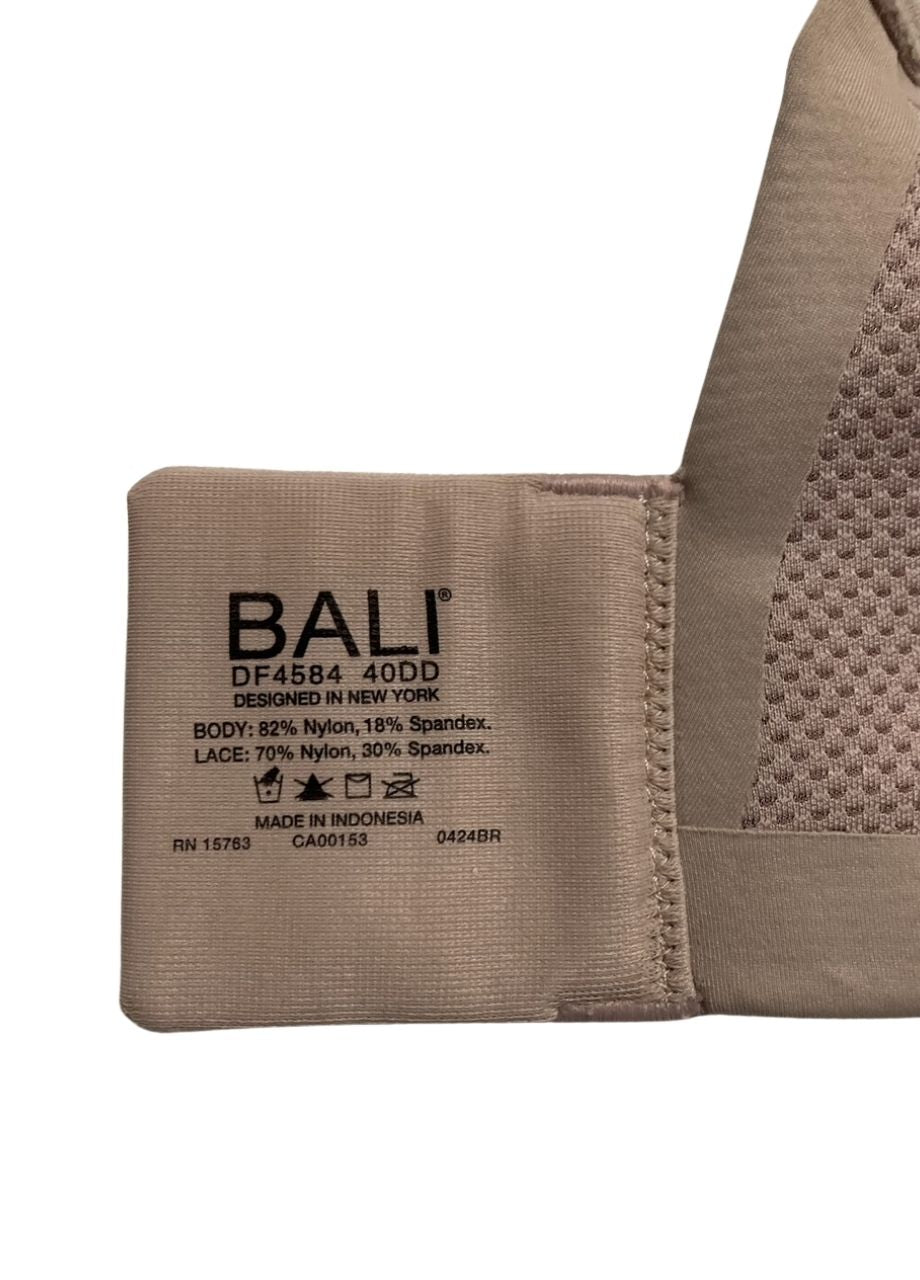 BALI Underwire Minimizer Bra Our Coolest Smoothing EVENING BLUSH 40DD