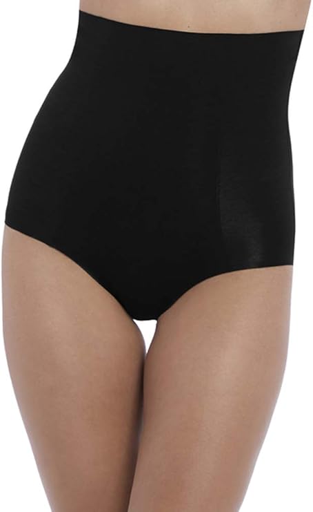 WACOAL Beyond Naked Cotton Hi-Waist Shape Brief BLACK S