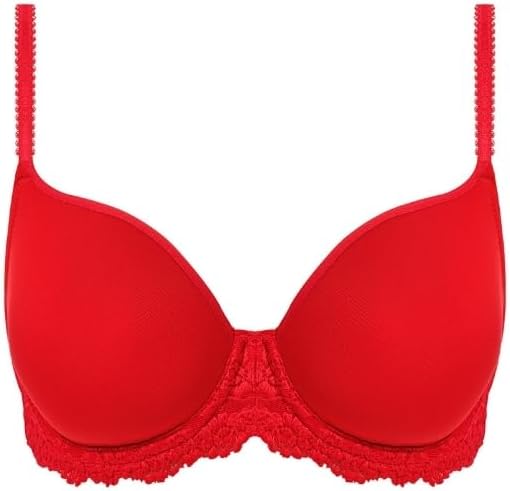 WACOAL Embrace Lace Lightly Padded Underwire Mid Coverage T-Shirt Bra RED 34D