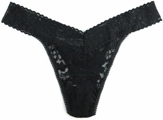 HANKY PANKY Daily Lace 3 Pack lingerie panties BLACK ONE SIZE