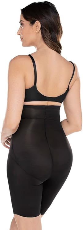 MIRACLESUIT Shapeware High Waist Long Leg Thigh Slimmer BLACK XL