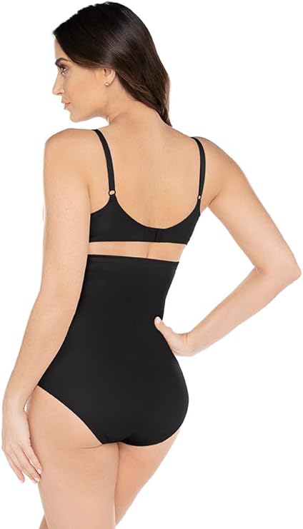 MIRACLESUIT Tummy Tuck High Waist Shaping Panty Brief BLACK L