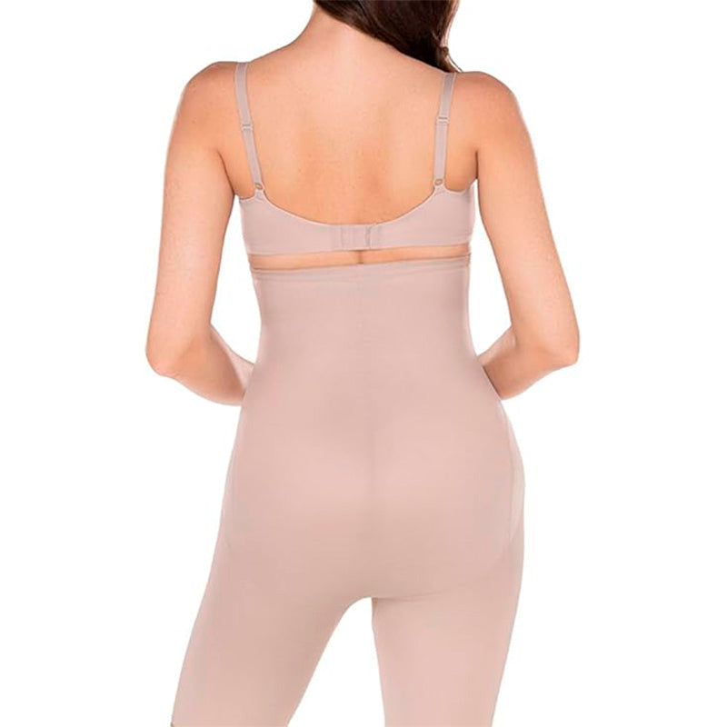 NWD MIRACLESUIT Women's Shapeware High Waist Long Leg Thigh Slimmer BEIGE S