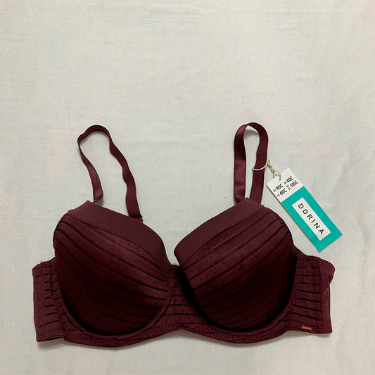Dorina Bra Burgundy Adjustable Straps 40C