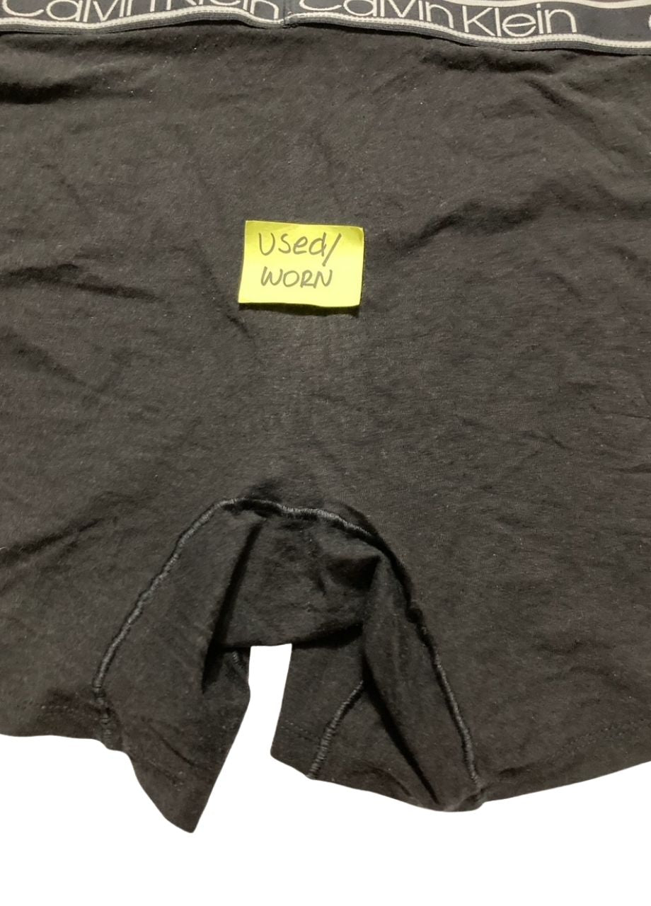 NWD CALVIN KLEIN logo-waistband boxers BLACK L