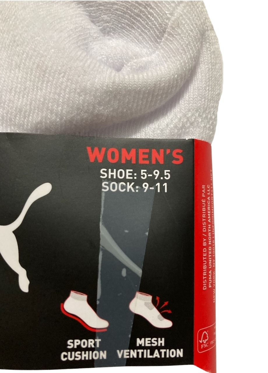 NWD PUMA Women socks WHITE 9-11