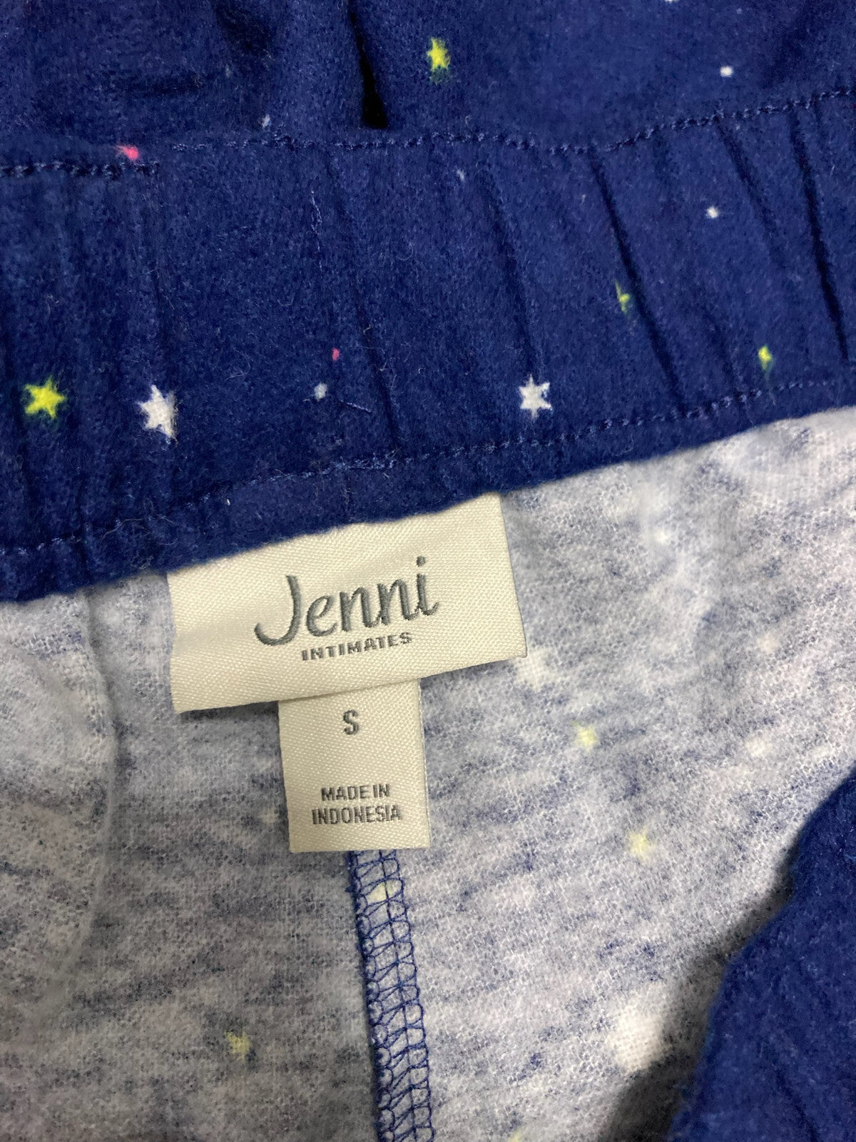 Jenni Pajama Pants Moon/Stars Navy S