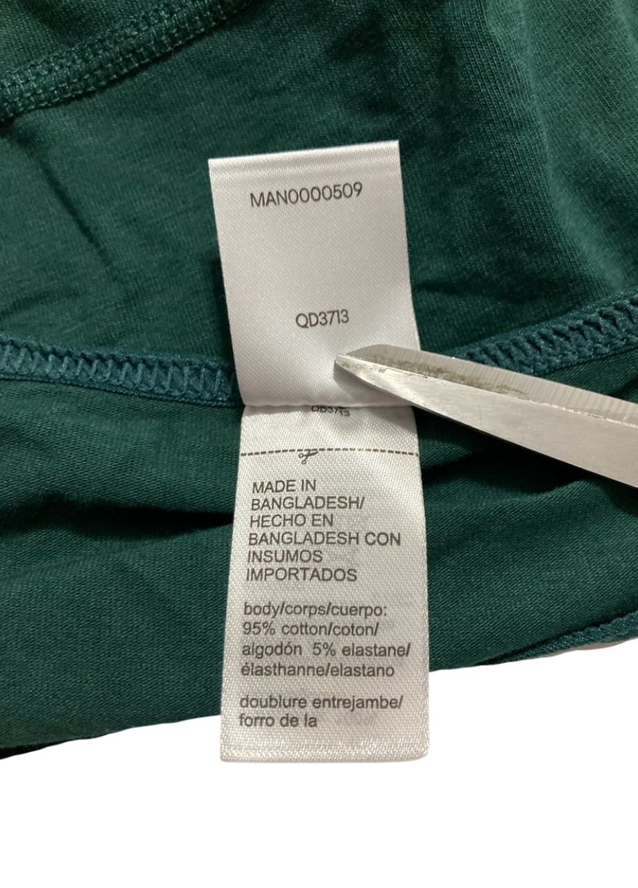 CALVIN KLEIN Cotton Stretch Logo Bikini Pantie GREEN XS