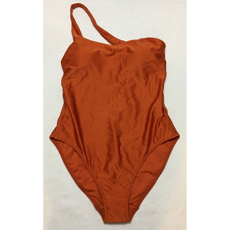 Ted Baker Renora One Shoulder One Piece Swimsuit Orange 2
