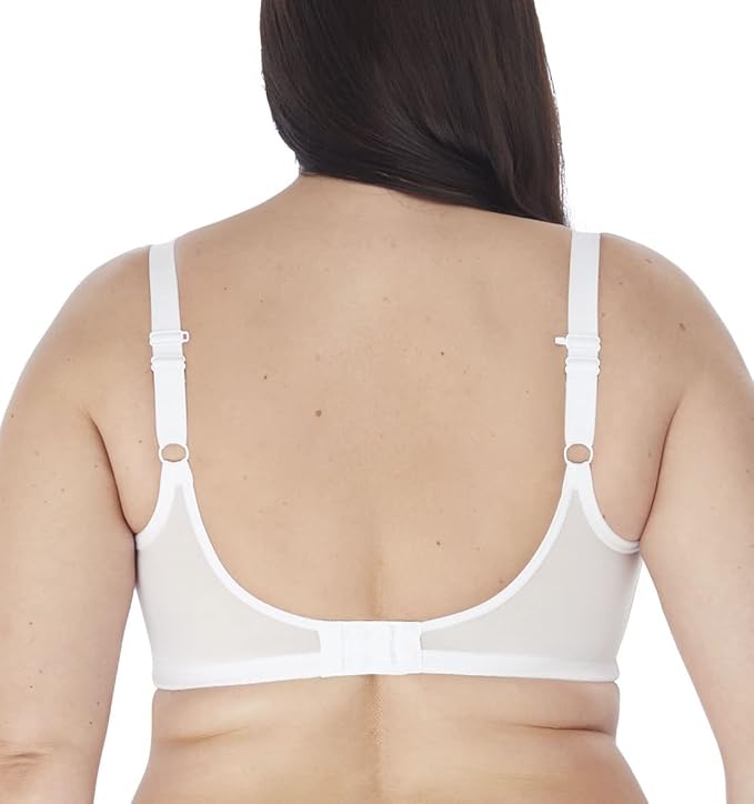 ELOMI Matilda Underwire Plunge Bra WHITE 42G