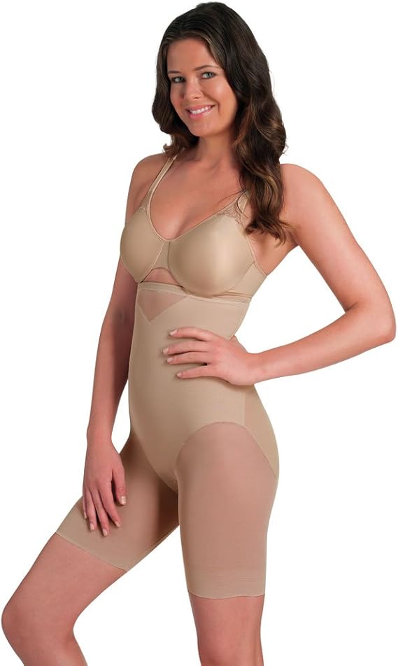 MIRACLESUIT Shapewear Hi-Waist Thigh Slimmer NUDE 2X