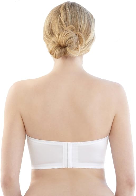 GLAMORISE Complete Comfort Wirefree Strapless Bra WHITE 46B