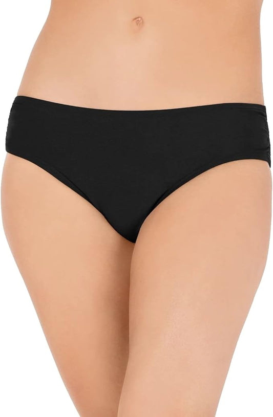 CALVIN KLEIN Classic Full Coverage Low Waisted Bikini Bottom BLACK XL