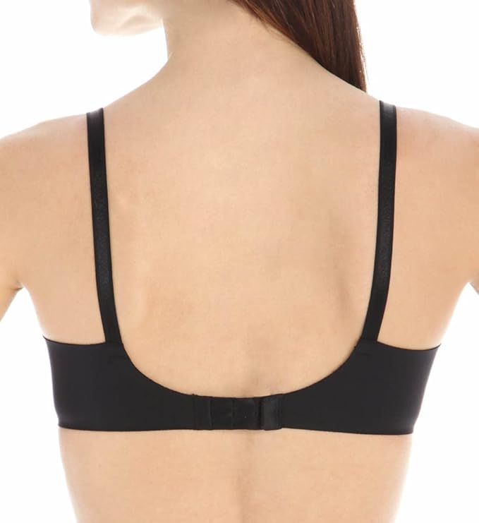 WARNER'S Underarm-Smoothing Comfort Wireless Lightly Lined T-Shirt Bra BLACK 38C