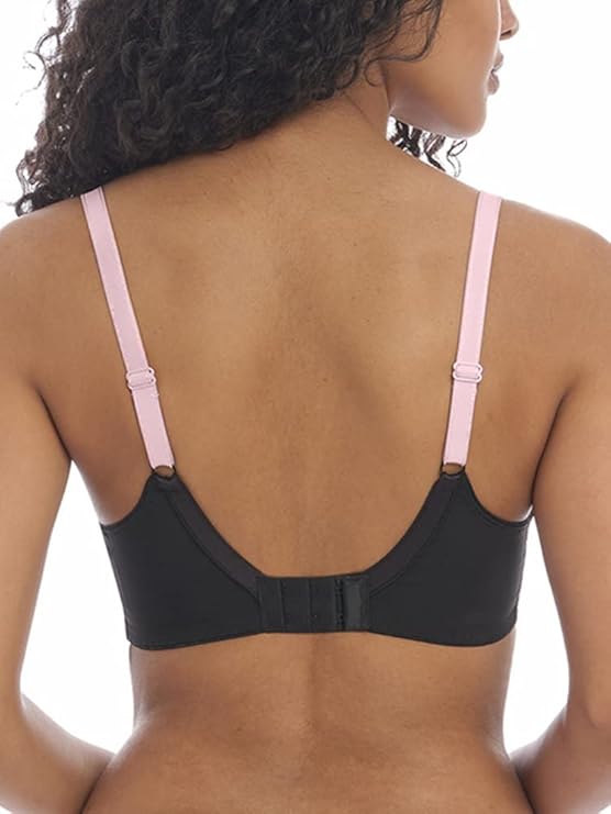 FREYA Offbeat Underwire Side Support Bra BLACK 34F