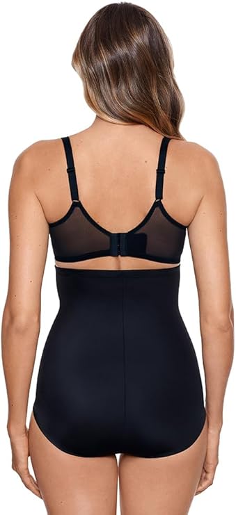 MIRACLESUIT Shapewear Lycra Fit Sense High Waist Brief Underwear BLACK M