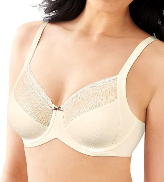 MAIDENFORM Enchantment Lace Minimizer Underwire Bra IVORY 42DDD