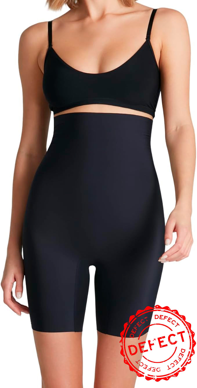 NWD COMMANDO Zone Smoothing High Waisted Shorts BLACK S