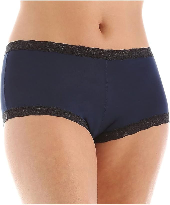 MAIDENFORM One Fab Fit Boyshorts NAVY M