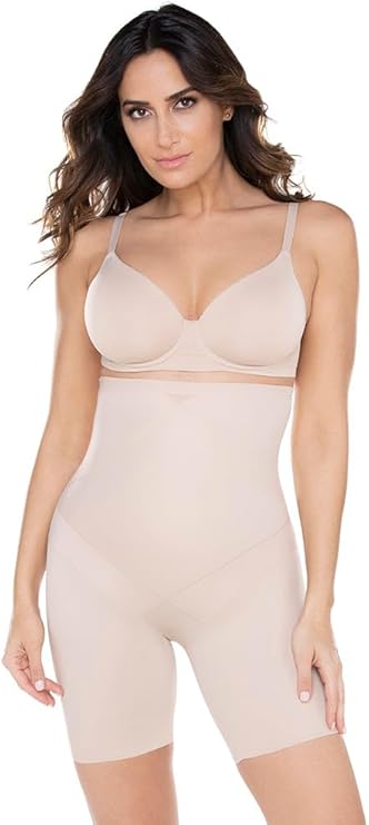 MIRACLESUIT Tummy Tuck High Waist Thigh Slimmer NUDE