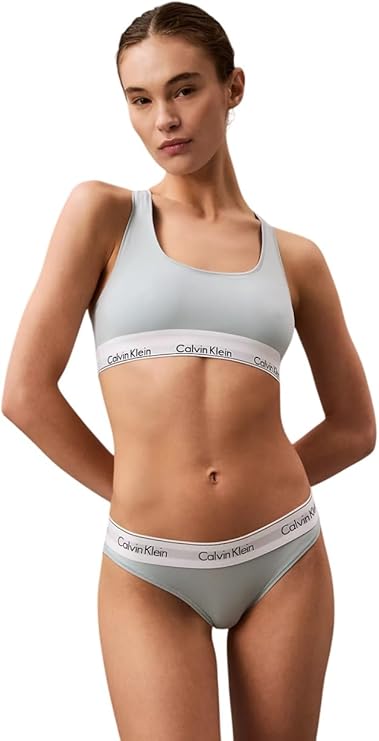 CALVIN KLEIN Icon Cotton Modal Unlined Bralette BLUE