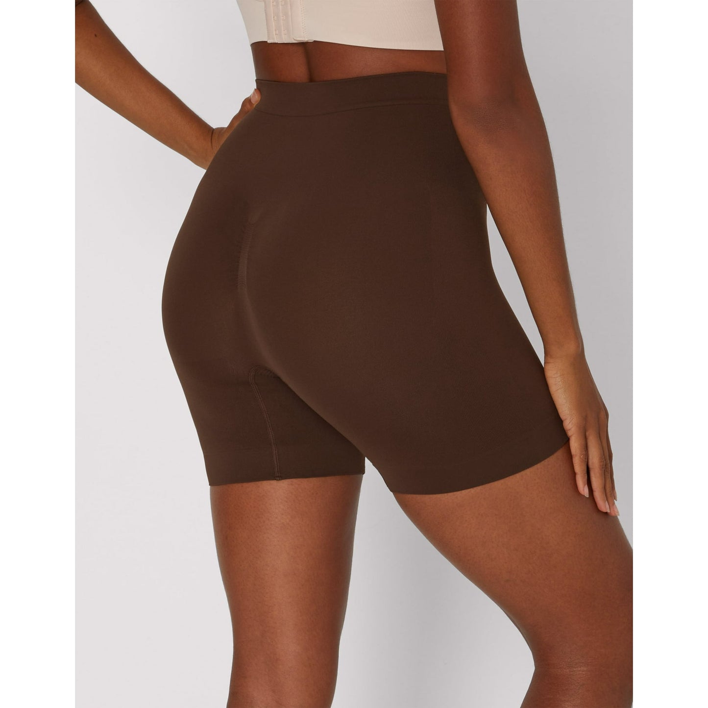 MAIDENFORM Seamless Molding Belt with Abdomen Control BROWN L