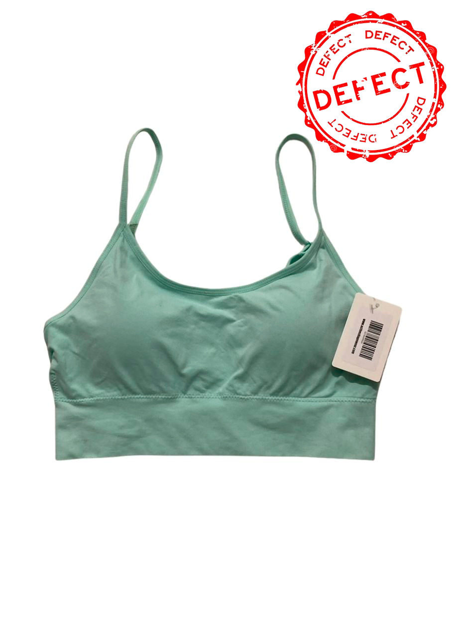 NWD STATE OF DAY Seamless Bralette GREEN MINT M