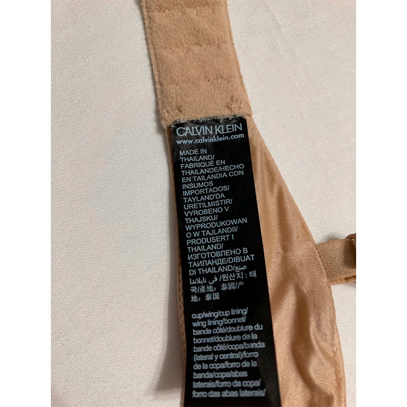 Calvin Klein Fit Lightly Lined T-Shirt Bra with Memory Touch Bare 36D