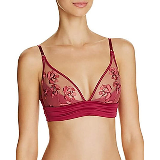 Calvin Klein CK Black Collection Temptation Burgundy 34C