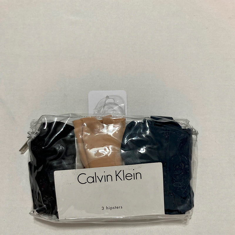 Calvin Klein Seamless Hipster Panties 3 Pack Speakeasy/Light Caramel/Black XL