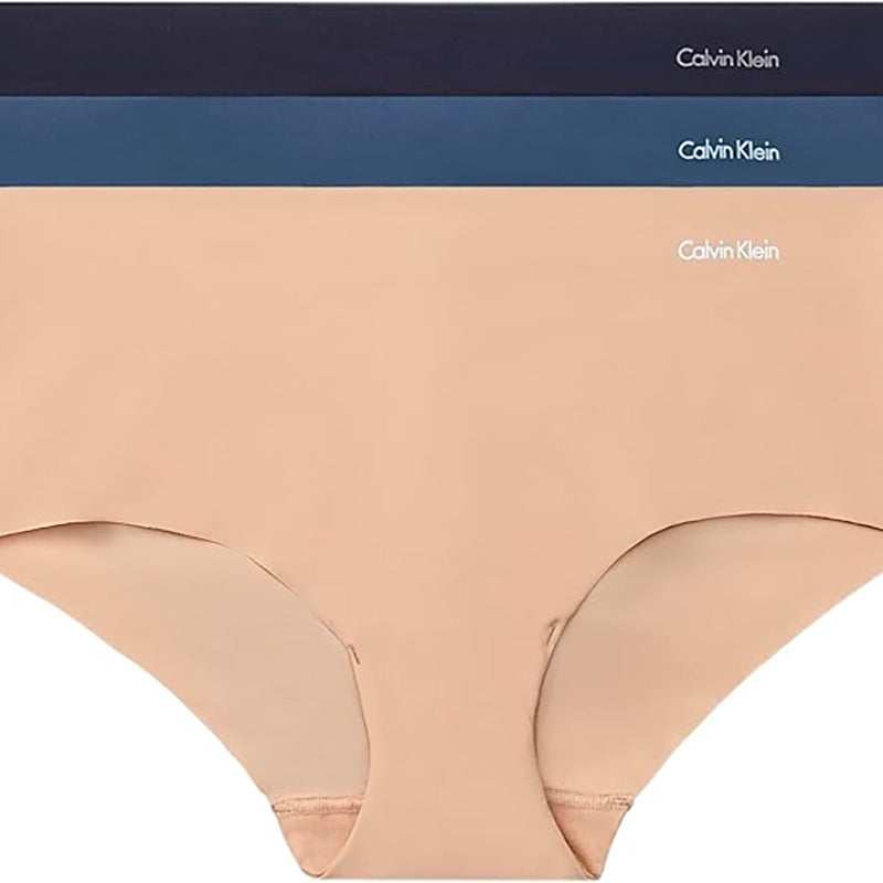 Calvin Klein Seamless Hipster Panties 3 Pack Speakeasy/Light Caramel/Black XL