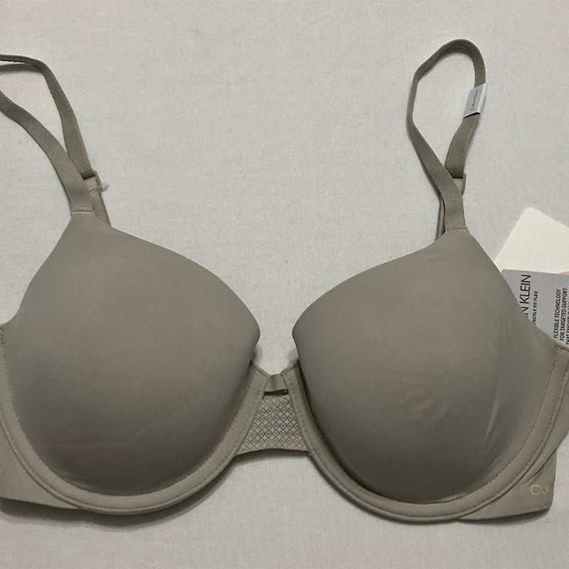 Calvin Klein Perfectly Fit Flex Lightly Lined Perfect Coverage T-Shirt Bra Dove 32D