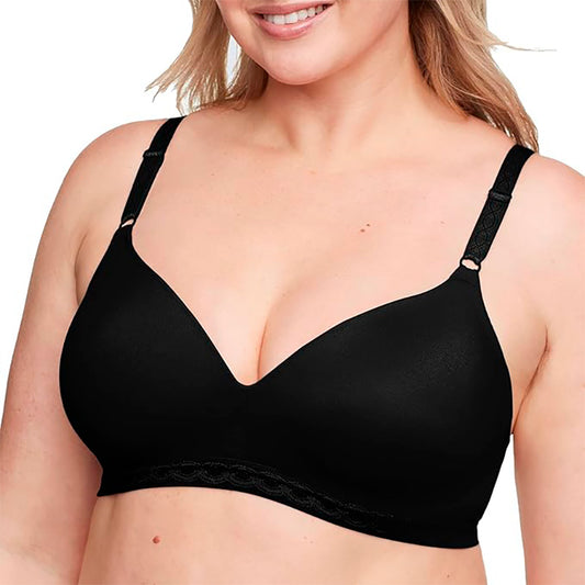 Warner's Super Soft Wireless Lightly Lined Bra Black 38B