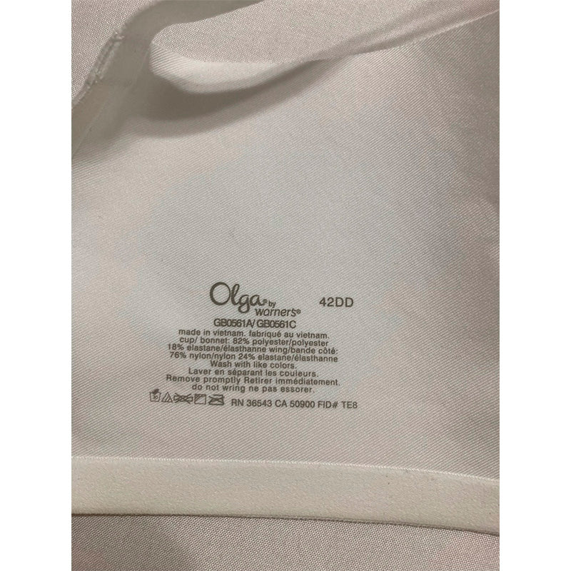 Olga Effects Underwire Contour Bra White 42DD