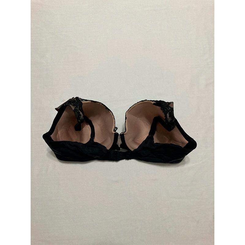 Olga Women's Plus Size Cloud 9 Underwire Contour Bra with Lace, Black, 38C
