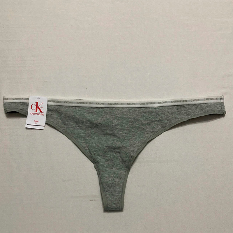 Calvin Klein Women's CK One Cotton Thong Panty