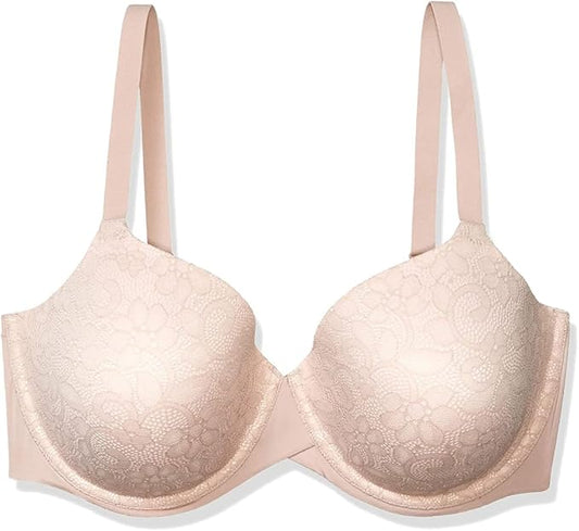 MAIDENFORM One Fab Fit Demi T-Shirt Convertible Bras for Women SANDSHELL 36C