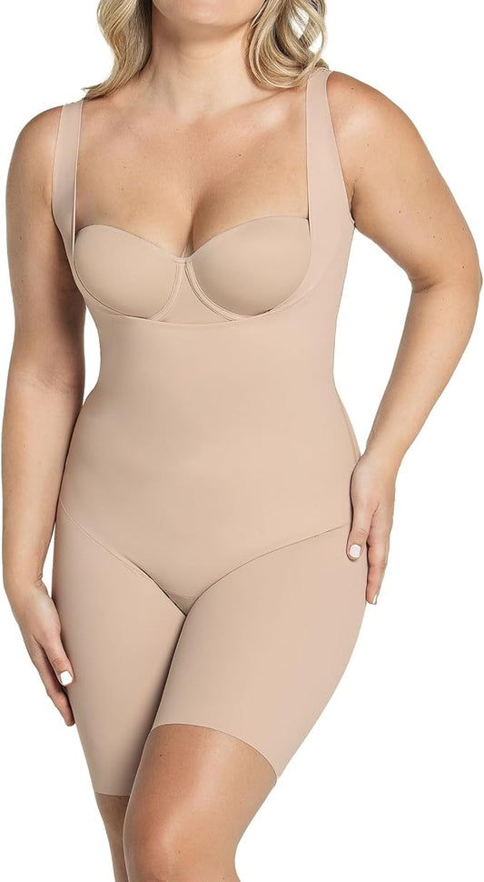 LEONISA Bodysuit Shaper BEIGE M