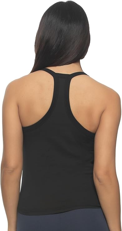 FELINA Pima Cotton Racerback BLACK M