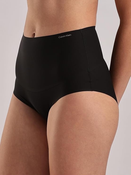 CALVIN KLEIN Shapewear Second Skin Smoothing High-waist Brief BLACK L