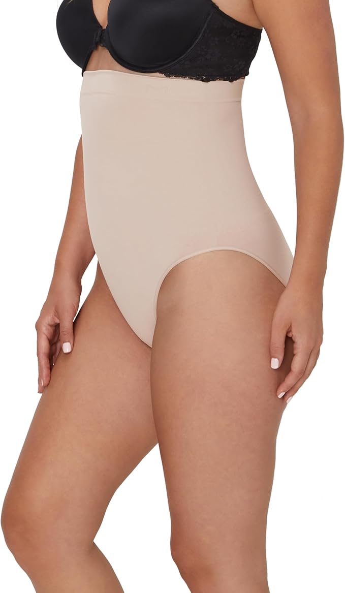 MAIDENFORM Seamless Shapewear, Tummy Control High-waist Brief NUDE M