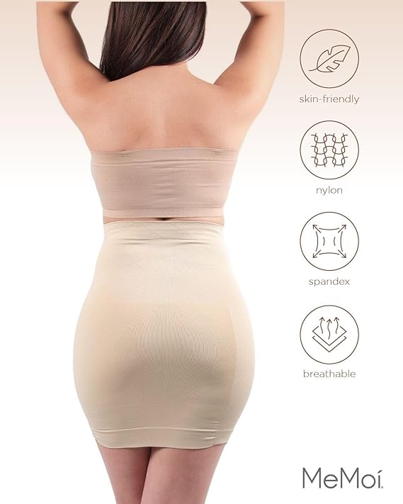MEMOI Shapewear Slip for Under Dresses BEIGE M