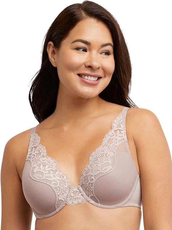 BALI Lace Underwire One Smooth Full-Coverage Lace EVENING BLUSH 36DD