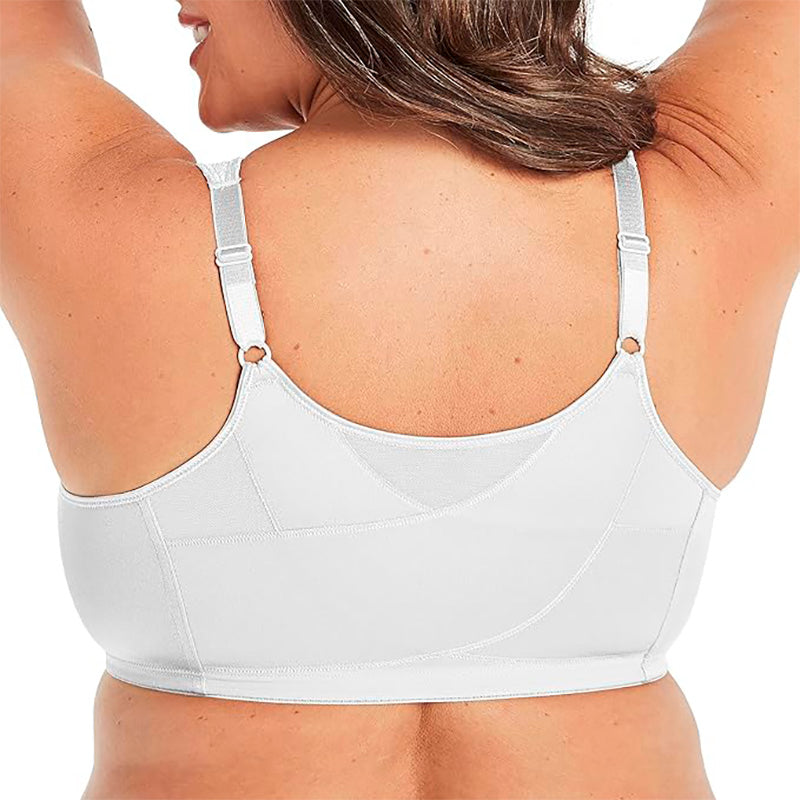 Playtex Front Close Wirefree Back Support White 36C