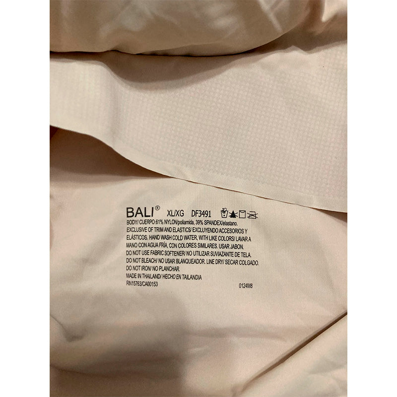 Bali womens One Smooth Bralette Underwear, Nude, X-Large US